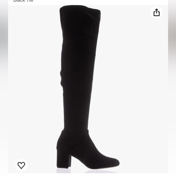 NWT INC International Concepts Rikkie2 Over the Knee Velvet Textured Boots - Picture 10 of 10